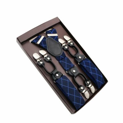 Bretelles Barman Vintage Bleu