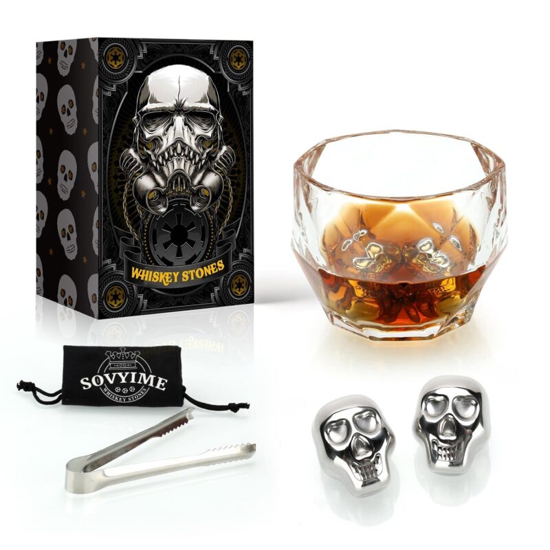 Coffret Verre Whisky et Pierre
