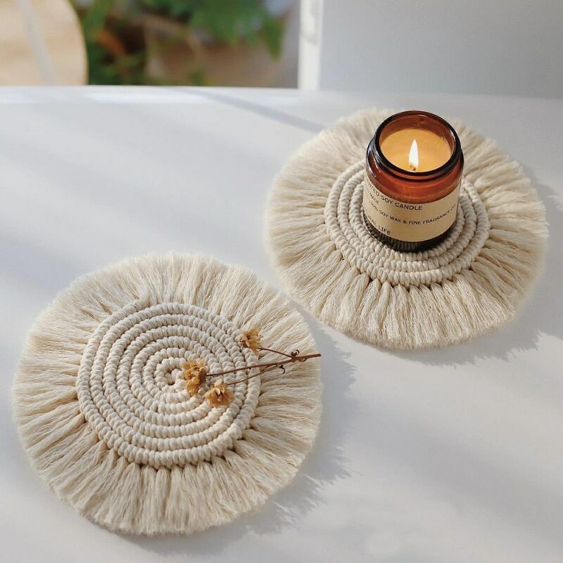 Dessous de Verre Macramé