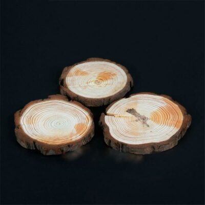 Dessous de Verre Rondin en Bois