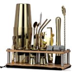 Kit Cocktail Complet Shaker Boston Or