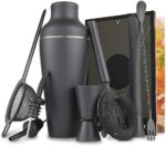 Kit Cocktail Continental Shaker Noir Mat