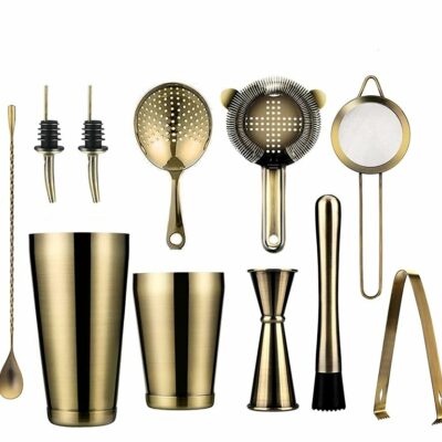 Kit Cocktail Shaker Boston Bronze