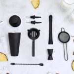 Kit Cocktail Continental Shaker Noir Mat