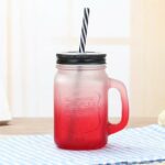 Mason Jar Avec Paille