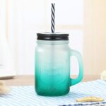 Mason Jar Avec Paille