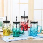 Mason Jar Tête de Mort