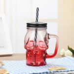 Mason Jar Tête de Mort