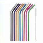 Pack de 10 Pailles en Inox