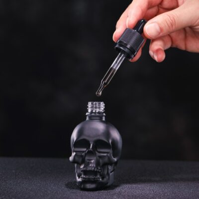 Pipette à Cocktail Tête de Mort