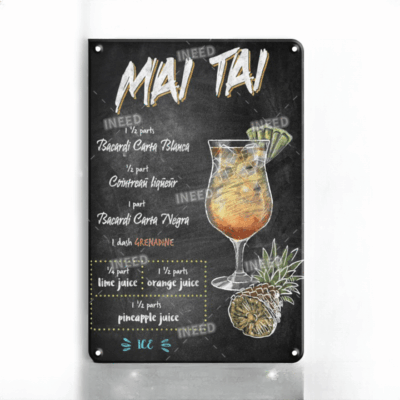 Plaque Déco Mai Tai