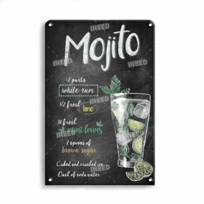 Plaque Déco Mojito