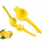 Presse Agrume Manuel en Acier Inoxydable Jaune