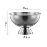 Seau à Champagne en Acier Inoxydable