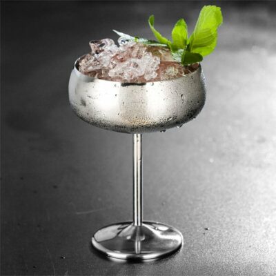 Verre Cocktail Coupe Argent