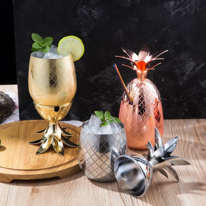 Verre Moscow Mule Ananas