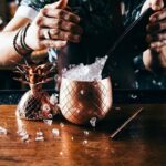 Verre Moscow Mule Ananas