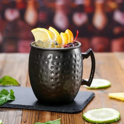 Verre Moscow Mule Noir