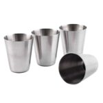 4 Verres à Shot Inox