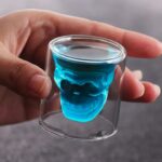 6 Verres à Shot Tête de Mort