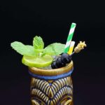 Verre Tiki Marron en Céramique