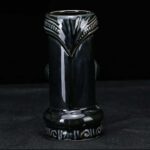 Verre Tiki Noir en Céramique