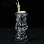 Verre Tiki Noir en Céramique