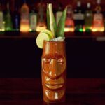 Verre Tiki Île de Pâques Marron