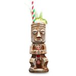 Verre Tiki Effet Bois