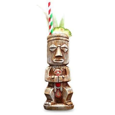 Verre Tiki Effet Bois