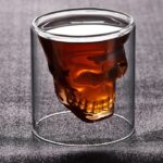 6 Verres à Shot Tête de Mort